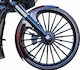Paul Yaffe Front Fender Talon21-14l-b Talon Harley Davidson Flhtk 1868 Abs 19-24