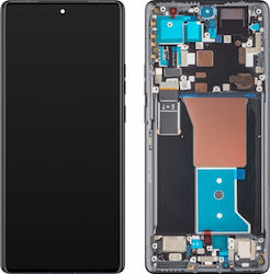 Ecran cu Ramă pentru Motorola Edge 40 Pro (Negru)
