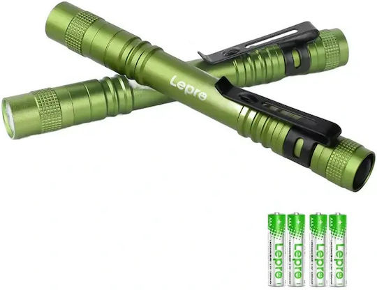 Lepro LED Taschenlampe IPX4 mit Maximaler Helligkeit 120lm 2Stücke