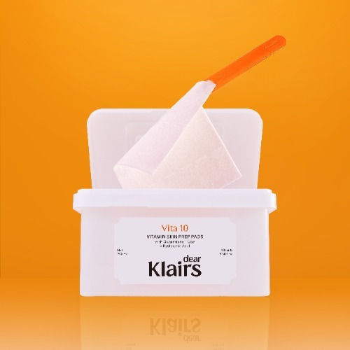 Freshly Juiced Vitamin Skin Prep Pads Facial Toners with Vitamin C, Niacinamide & Hyaluronic Acid