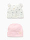 Kinder Beanies Gestrickt Rosa Set