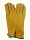 Gelbe Damen-Handschuhe