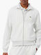 Men's Hooded Cardigan White