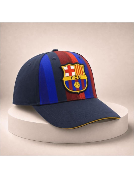 Шапка За Възрастни Fc Barcelona Възрастова Шапка Бродирано Лого Blaugrana Crest 5001gbtr
