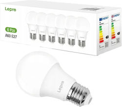 Lepro LED 8.5W E27 Kühles Weiß 6 Stück Lepro LED 8.5W E27 Kühles Weiß 6 Stück