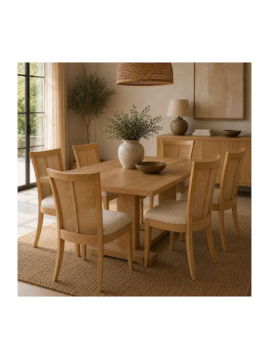 Ferano Brown Dining Chair 54x59x92cm