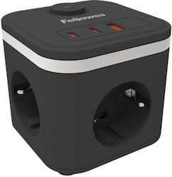 Fellowes PowerCube 3 Θέσεων Fellowes PowerCube 3 Θέσεων