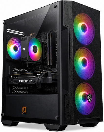 Vengeance Malphite V96 MSI Edition Desktop PC Ryzen 5 5500 16GB DDR4 512GB SSD Radeon RX 9060 Kein Betriebssystem