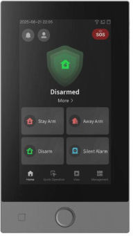 Hikvision Клавиатура за аларма с Touch екран в Черен Цвят DS-PK670MDWNP/Black