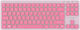 Canyon OnType 10 Kabellose Tastatur Englisch (US) Rosa