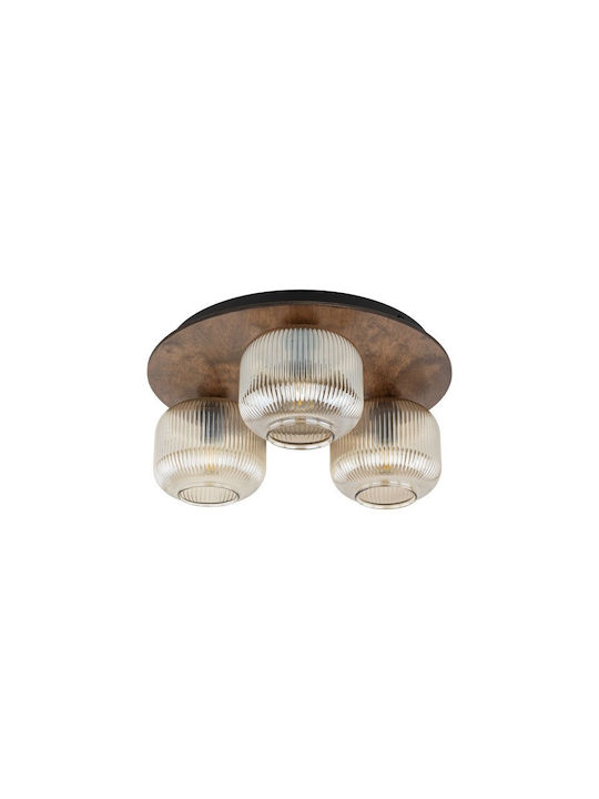 TK Lighting Πλαφονιέρα Οροφής με Ντουί E14