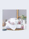Borea Set of Bath Towels 3 pcs Rosemist White