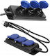 Orno Extension Cord Cable Extension 3 Sockets Length 5m Cross Section 3 x 1.5mm² and Waterproof Grounded