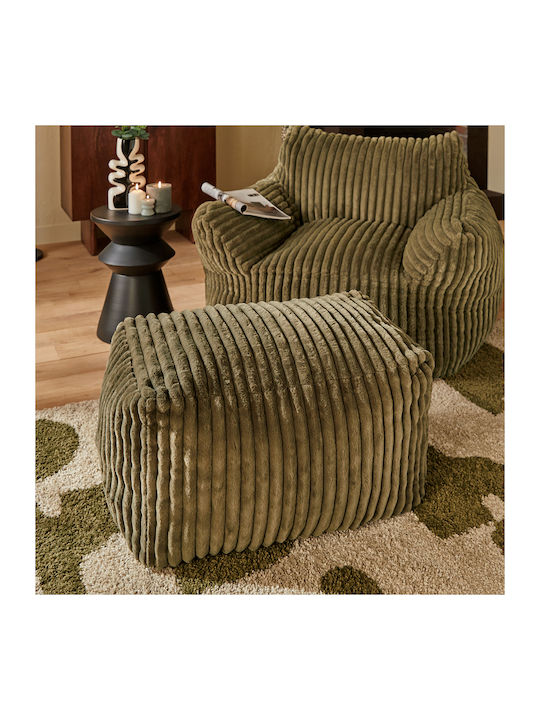 Πουφ A-s Muzi Khaki 78x61x42cm