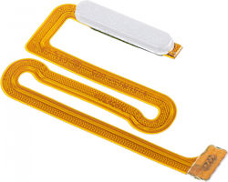 Cable Ribbon with Fingerprint in White Colour for Samsung Galaxy A12