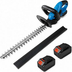 Heckenschere Batteriebetrieb mit 2 Batterien mit Klingenlänge 46cm