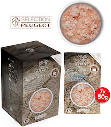 Set 7 Beutel Rosa Grobes Salz 7x50g Gewürze Peugeot