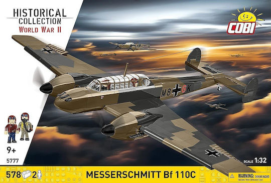 Cobi Cuburi de construit Messerschmitt BF 110C pentru 9+ Ani 578 Buc