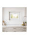 vidaXL Hinged PVC Window Risor W55xH40cm