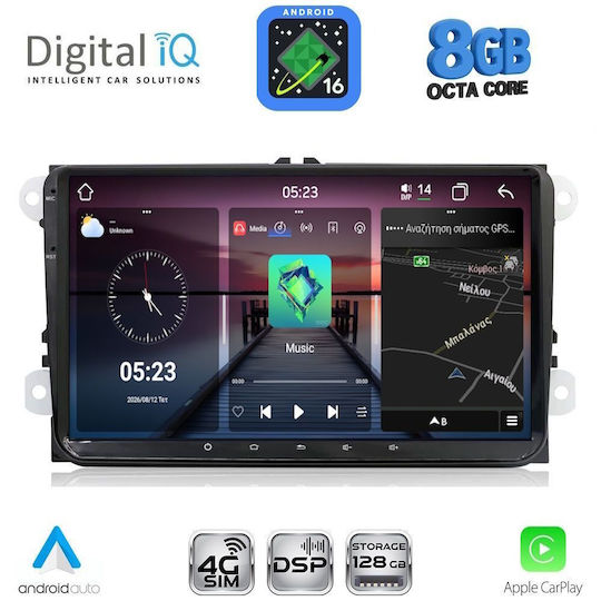 Digital Iq Blm 580_cpa 9" Мултимедиен Дек Фабричен VW – Skoda – Seat Group Модел 2004-2018