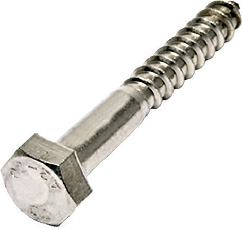 Inox Mare Треньорски Винт Inox DIN 571 с Диаметър M8 и Дължина 30mm М070408