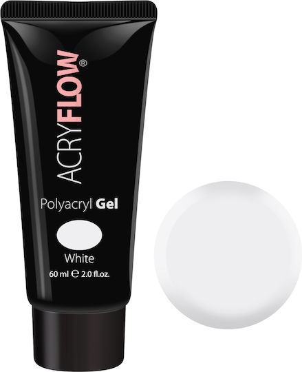 Acryflow Polyacryl Gel Falsche Nagelgel Weiß 60ml