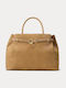 Lauren Leather Women's Crossbody / Handbag Tabac Brown