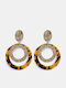 Ohrringe Hängend Ringe Luigi 5000409-Gold