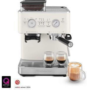 Kitchenaid Automatic Espresso Machine 1450W 15bar Pressure with Grinding Mill Porcelain 5KES6551EPL