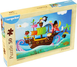 Europrice Пъзел Пирати 50 Части 18x26x4 См 3+ Години