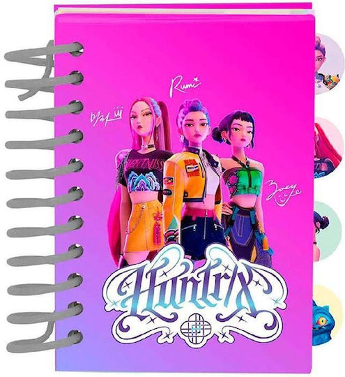Gim Kpop Demon Hunters Huntrix Детски Бележник Спирала