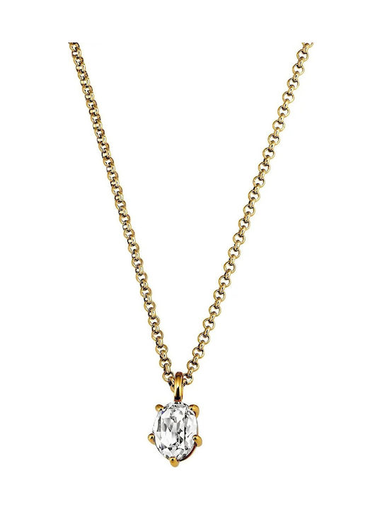 Dyrberg/Kern Necklace with Gold Plated Steel
