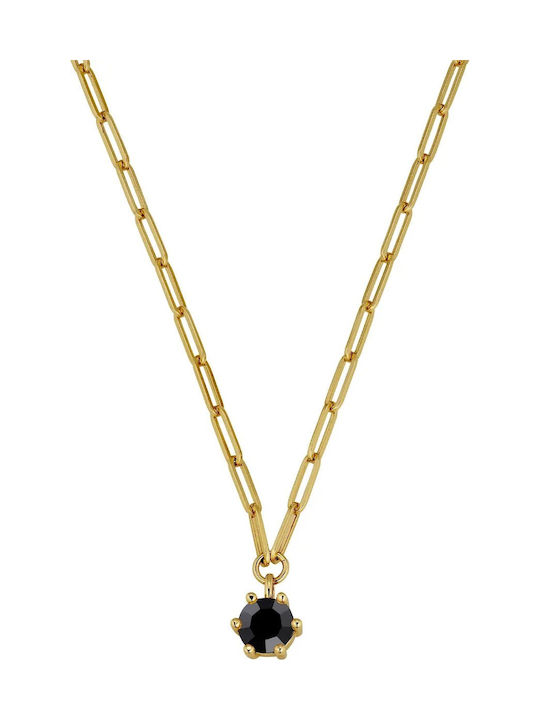 Dyrberg/Kern Steel Necklace Black