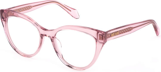 Damen Brillengestelle mit Rezept Just Cavalli Vjc001-5106m5 51 14 140 Rosa Acetat