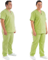 DS Wear Унисекс Комплект Медицински Панталон И Блуза Зелен