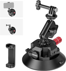 Dslr Suction Cup Mount 4.5 Inch Magic Arm Neewer Ca105 Vacuum Pump 60kg Support 1/4 3/8 Arri Thread Gopro Insta360 Dji Adapter Mobile Phone Holder Included Aluminum Dslr Suction Cup Mount 4.5 Inch Magic Arm Neewer Ca105 Vacuum Pump 60kg Support 1/4 3/8 Arri Thread Gopro Insta360 Dji Adapter Mobile Phone Holder Included Aluminum