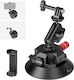 Suport Cu Ventuză Dslr 4.5 Inch Braț Magic Neewer Ca105 Pompă De Vid 60kg Suport 1/4 3/8 Filet Arri Gopro Insta360 Dji Adaptor Suport Pentru Telefon Mobil Inclus Aluminiu