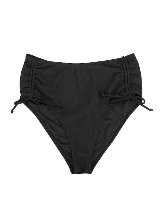 4F Bikinihosen Slip Schwarz