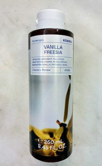 Korres Vanilla Freesia Bubble Bath with Vanilla Scent 250ml