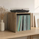 vidaXL Vinyl Record Album Box Artisan Oak 37 x 36.5 x 38 cm