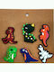 Childrenland Decorative Shoe Charms Multicolour 6 Pieces