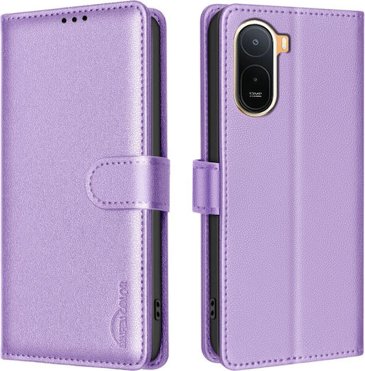 Xiaomi Redmi A7 Pro Binfen Color Bf32 Flip Synthetic Leather Pu Tpu Purple Rfid Wallet Stand Mobile Phone Case