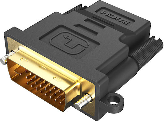 Cabletime DM131023 Конвертор DVI-D мъжки към HDMI женски