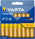 Varta Longlife Алкални батерии AA 1.5V 16бр