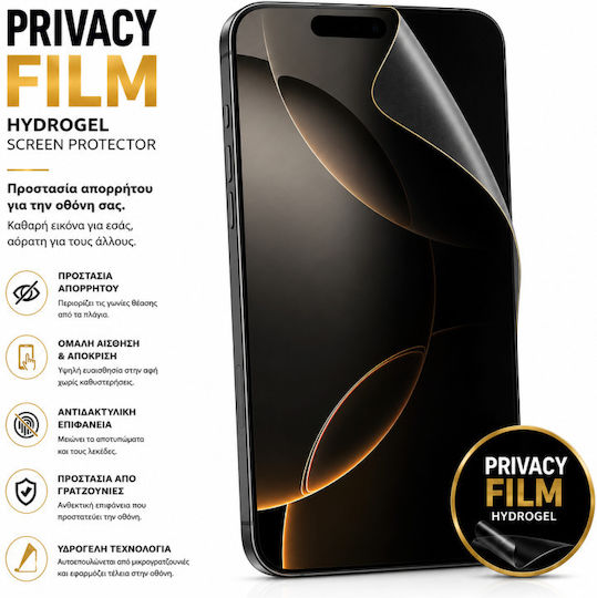 Privacy Hydrogel Screen Protector Film Motorola Edge 50 Fusion 5G