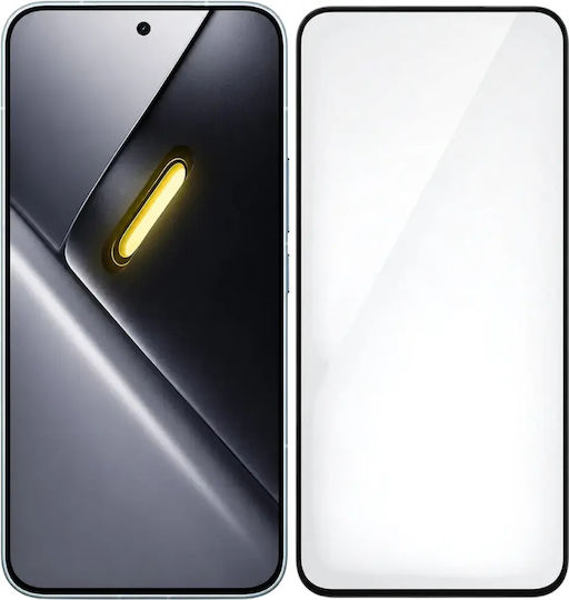Full Glue Tempered Glass 5d Xiaomi Poco X8 Pro Max Black Frame