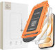 Закалено стъкло Tech-Protect Quick Set+ 2 броя iPhone 17 Pro Max 18 Pro Max Черно 5906302341207