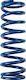 Moose Racing Frühling Hinterachse 1312-1005 Yamaha Yz 250 F 14-24 Blau