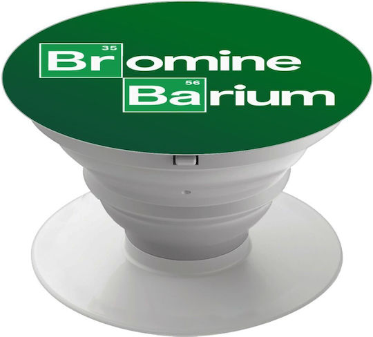Breaking Bad Parody Bromine Barium Phone Holders Stand Weiß Λευκή Βάση Στήριξης Κινητού Στο Χέρι
