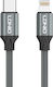 Ldnio USB-C zu Blitzkabel 30W Grau 1m
